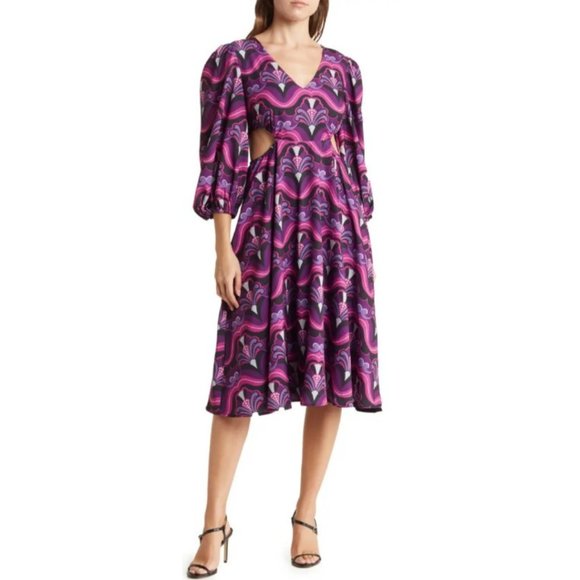 Area Stars NWT Fleur Cutout Dress Size Medium - Picture 1 of 4